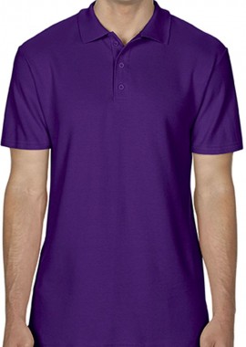 Ανδρική Μπλούζα Polo 64800 Gildan Softstyle Πικέ Purple