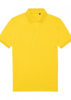 B & C - Ανδρική Μπλούζα Polo PU428 B & C White Pop Yellow