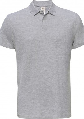 B & C - Ανδρικό Pique Polo PUI10 B & C Heather Grey