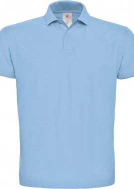 B & C - Ανδρικό Pique Polo PUI10 B & C Light Blue