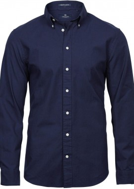 Tee Jays - Ανδρικό Πουκάμισο 4000 Tee Jays Perfect Oxford Navy