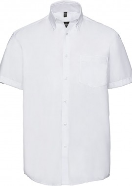 Russell - Ανδρικό Κοντομάνικο Πουκάμισο Non-Iron R-957M-0 Russell White