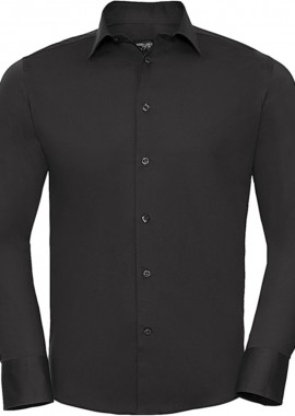 Russell - Μακρυμάνικο Πουκάμισο R-946M-0 Russell Slim Fit Easy Care Black