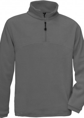 B & C - Ζακέτα Fleece με Φερμουάρ 1/4 Highlander B & C Charcoal