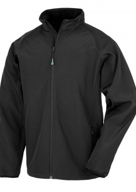 Result - Ανδρικό Τζάκετ R901M Result Recycled Softshell 2 Στρώσεων Black