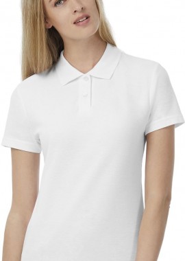 B & C - Γυναικείο Μπλουζάκι Polo Pique ID.001 B & C White