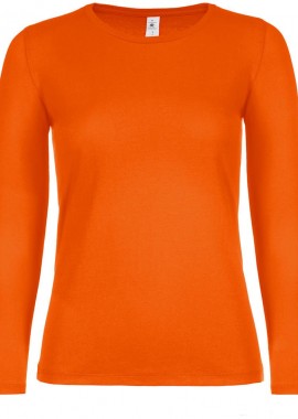 B & C - Γυναικείο Μακρυμάνικο T-Shirt TW06T B & C Orange