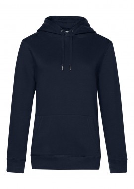 Γυναικείο Φούτερ με Κουκούλα WW02Q B & C Navy Blue