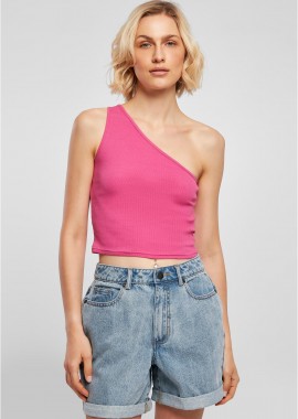 Γυναικείο Cropped Ασύμμετρο Τοπ TB2609 Urban Classics brightviolet