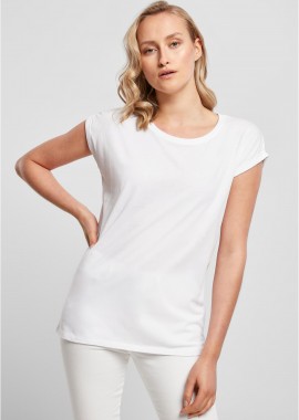 BYB - Γυναικείο T-Shirt BY021 Build Your Brand Ladies Extended Shoulder Tee White