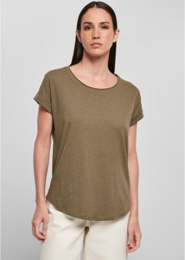 BYB - Γυναικείο T-Shirt Ladies Long Slub BY036 Build Your Brand Olive