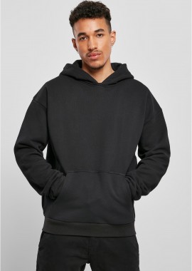 BYB - Ανδρικό Φούτερ με Κουκούλα Ultra Heavy Cotton Box BY162 Build Your Brand Black