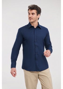 Russell - Ανδρικό Μακρυμάνικο Πουκάμισο R-922M-0 Russell Bright Navy