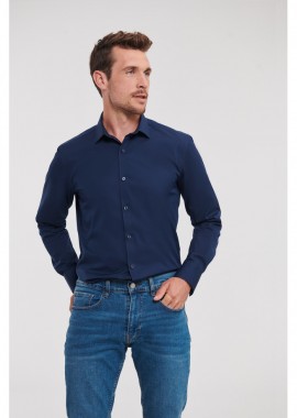 Russell - Μακρυμάνικο Πουκάμισο Stretch R-960M-0 Russell Bright Navy