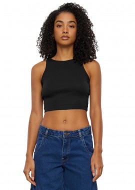 Urban Classics - Γυναικείο Cropped Rib Top TB6185 Urban Classics Black Black