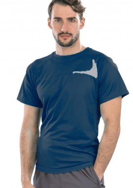 Spiro - Αθλητικό T-Shirt Spiro R182M Dash Ανδρικό Navy/White