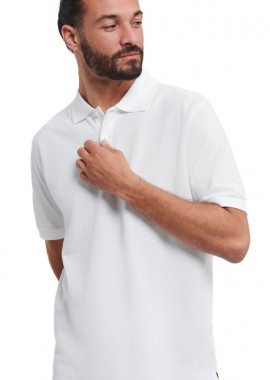 Russell - Ανδρική Μπλούζα Polo R-569M-0 Russell Classic Cotton White