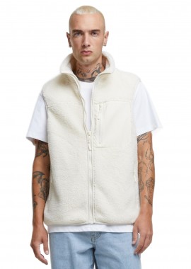 Urban Classics - Γιλέκο Sherpa TB6723-02903 Urban Classics Whitesand