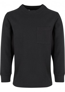Urban Classics - Boys Heavy Oversized Pocket Longsleeve Urban Classics UCK4723-00007 Black