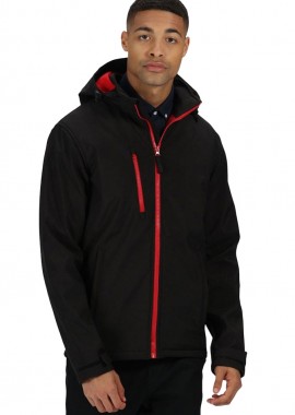 Regatta - Ανδρικό Τζάκετ TRA701 Regatta Venturer Softshell XPT Black/Red