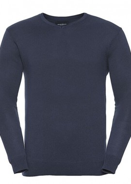 Russell - Πουλόβερ V-Neck R-710M-0 Russell French Navy