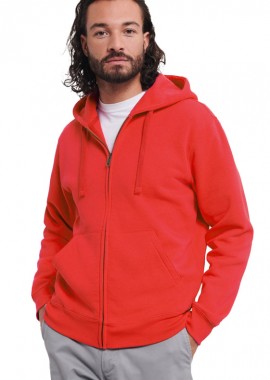 Russell - Φούτερ με Κουκούλα και Φερμουάρ Authentic Zip Hoodie R-266M-0 Russell Classic Red