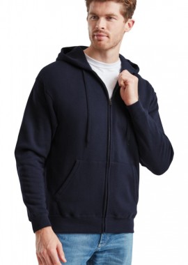 Fruit of the Loom - Φούτερ Classic Zip Hoodie 62-062-0 Fruit of the Loom Deep Navy