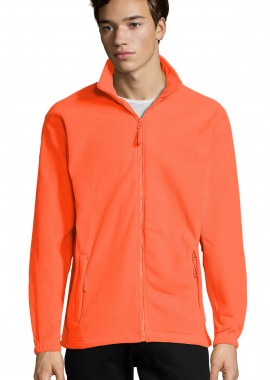 SOLS - Ανδρική Ζακέτα Fleece 55000 SOL'S North Neon Orange