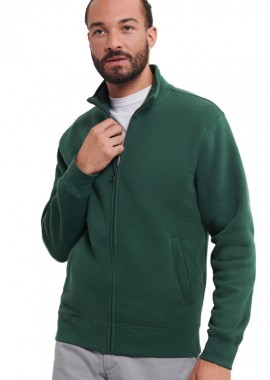 Russell - Φούτερ με Φερμουάρ R-267M-0 Russell Authentic Bottle Green