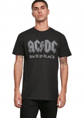T-Shirt ACDC Back In Black Merchcode MC480 Black