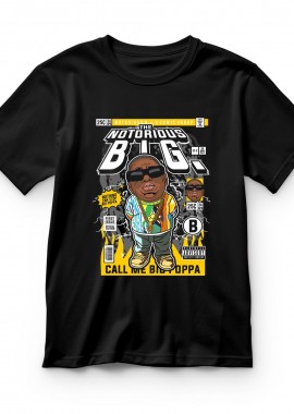 Pop Culture - Παιδικό T-shirt Notorious B.I.G Pop Culture Black