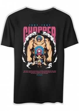 T-Shirt One Piece Chopper Pop Culture Black