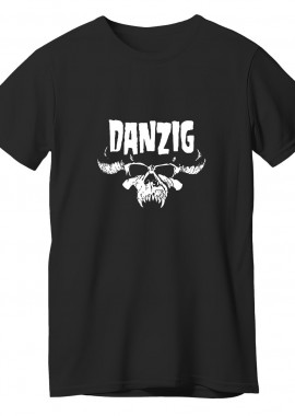 Rock Avenue - T-Shirt Danzig Skull Rock Avenue Black