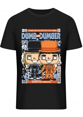 Pop Culture - T-Shirt Dumb And Dumber Pop Culture Black