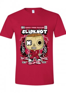 T-Shirt Corey Taylor Slipknot Pop Culture Red