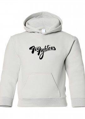 Rock Avenue - Παιδικό Hoodie Foo Fighters Rock Avenue White