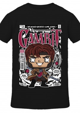 Pop Culture - T-Shirt Gambit Pop Culture Black