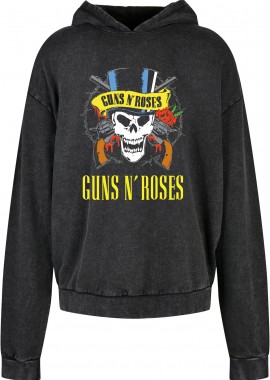 Oversized Premium Hoodie Guns N Roses Art1 Rock Avenue Black