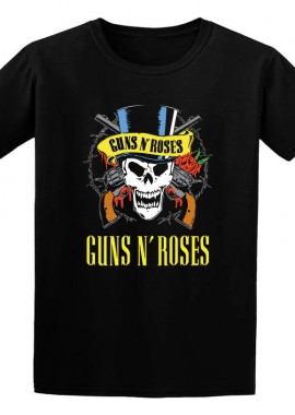 Rock Avenue - Παιδικό T-shirt Guns N Roses Art1 Rock Avenue Black