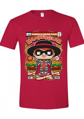 Pop Culture - T-Shirt Hamburglar Pop Culture Red