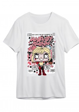 Pop Culture - T-Shirt Harley Quinn Pop Culture White