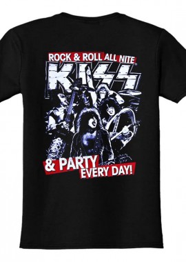 Rock Avenue - Παιδικό T-shirt Kiss Rock Avenue Black