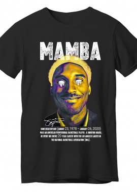 T-Shirt Mamba Pop Culture Black