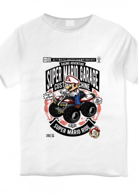 Pop Culture - Παιδικό T-shirt Mario Ride Pop Culture White