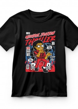 Pop Culture - Παιδικό T-shirt Michael Jackson Thriller Pop Culture Black
