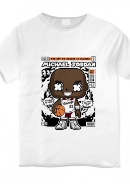 Pop Culture - Παιδικό T-shirt Michael Jordan Pop Culture White