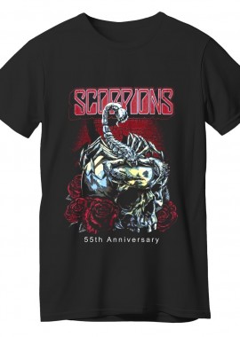 T-Shirt Scorpions 2 Rock Avenue Black
