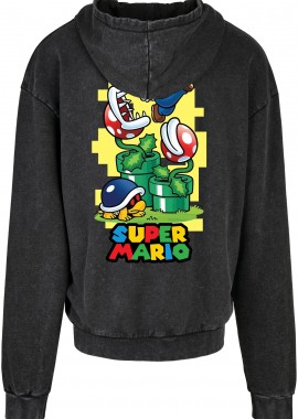 Pop Culture - Oversized Premium Hoodie Super Mario Pop Culture Black