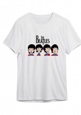 Rock Avenue - T-Shirt The Beatles Rock Avenue White