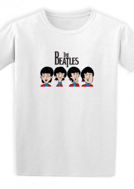 Rock Avenue - Παιδικό T-shirt The Beatles Rock Avenue White